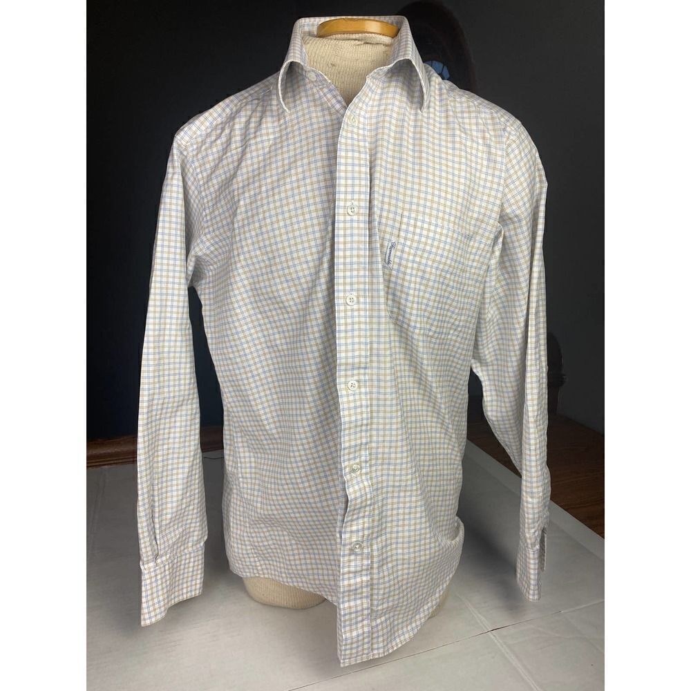 Faconnable Men's Button-Down Dress Shirt Cotton France - Size 15β1/2 L